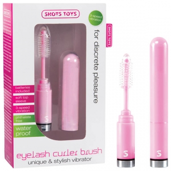 Shots Toys Pink Eyelash Curler Brush