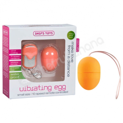Shots Toys Orange Small Vibrating Egg