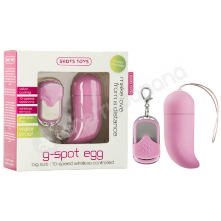 Shots Toys Pink Big G-spot Egg Vibrator