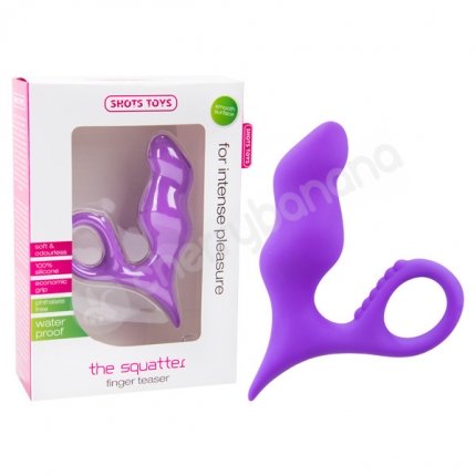 Shots Toys Purple Squatter Finger Teaser