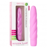 Shots Toys Pink Silicone Twist Vibrator