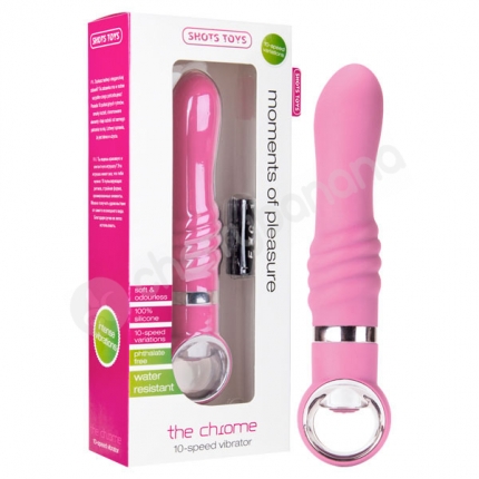 Shots Toys The Chrome Pink Vibrator
