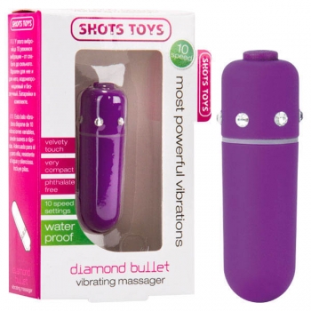 Shots Toys Purple Diamond Bullet Vibrator
