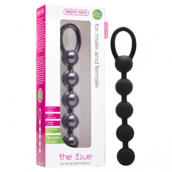 Shots Toys The Five Black Anal Beads