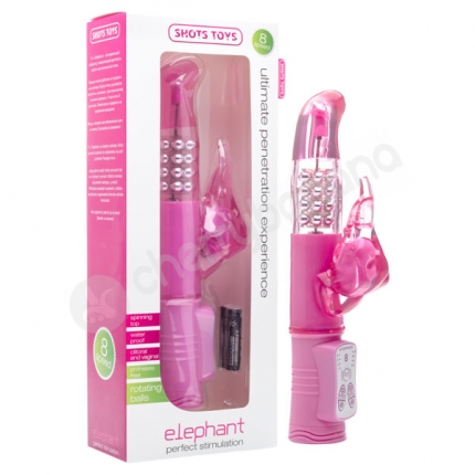 Shots Toys Pink Elephant Vibrator