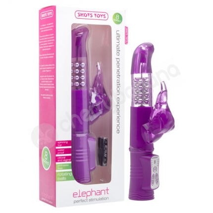 Shots Toys Purple Elephant Vibrator