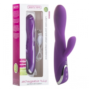 Shots Toys Purple Rechargeable Tulip Vibrator