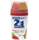 Swiss Navy 2-in-1 Strawberry Kiwi & Pina Colada Lubricants 2 x 25ml