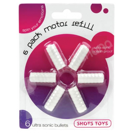 6 Pack Motor Refill Batteries