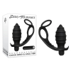 Zero Tolerance Rechargeable Black Cock Ring & Anal Vibe