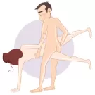 The Suspended Scissors Sex Position