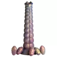 Creature Cocks Deep Invader Tentacle Ovipositor Dildo with Eggs