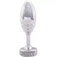 Doxy Ribbed Aluminium Butt Plug