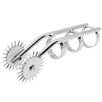 Sinister Steel Finger 2 Wheel Spiked Pleasure Pinwheel