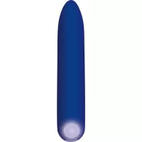 Zero Tolerance All Mighty Bullet Blue Tapered Tip Powerul Vibrating Bullet