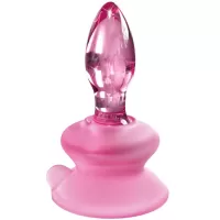 Icicles #90 Glass Massager With Suction Cup Base