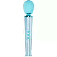 Le Wand Blue Petite Wand Massager All That Glimmers Gift Set 
