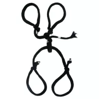 Fetish Fantasy Series Silk Rope Hogtie