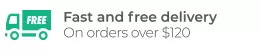 Free delivery on orders over $120