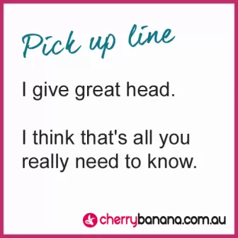 Pick up line