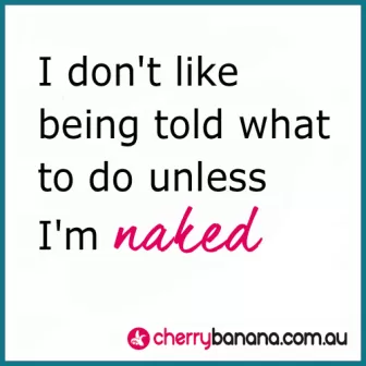 Being naked