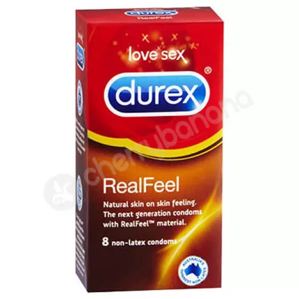 Durex Real Feel Regular Condoms 8 Pack Durex Real Feel Regular Condoms 8 Pack