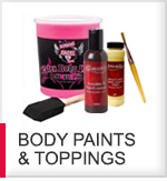 body paints and body toppings